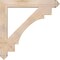 Ekena Millwork Merced Arts & Crafts Smooth Bracket, Douglas Fir, 5 1/2"W x 46"D x 46"H BKT06X46X46MRC03SDF - alternate 3